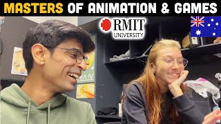 Masters of Animation Games amp Interactivity TIPS  RMIT University  Melbourne  Vlog 72 [upl. by Yemerej686]