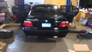 BMW E38 coilover installation DIY walk through KIDO coils similar to E39 [upl. by Rotsen762]