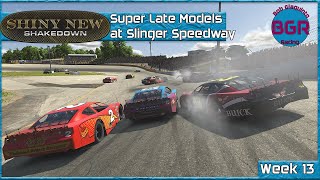 Super Late Models at Slinger Speedway  iRacing New Content [upl. by Zellner]