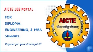 AICTE Career Portal for MBA amp MCA  MrLingam AsstProf Vinayaka College of IT amp BusiMgmt Sdpt [upl. by Ettennal]