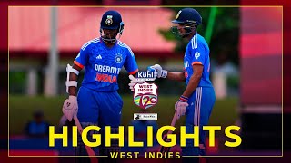 Highlights  West Indies v India  Jaiswal amp Gill Star  4th Kuhl Stylish Fans T20I [upl. by Farnsworth]