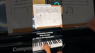 Composing a melody Part 2 harmonization deceptive cadence musiccomposition anamariafusukommidi [upl. by Idac676]