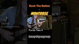 rockthenation montrose laneysupergroup guitartone riffoftheday classicrock laney gibson amp [upl. by Eden887]