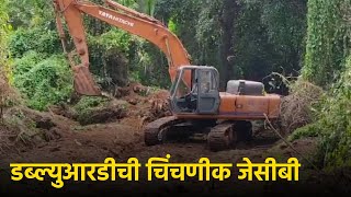 JCB’s Head To Chinchinim To Help With Monsoon Prep  GOA365 TV [upl. by Adnahsor]