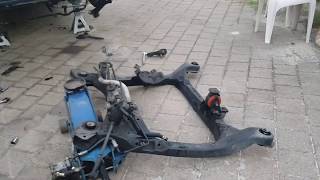 Turbo AWD Camry  pt14  front Fwd subframe removal [upl. by Calendre]