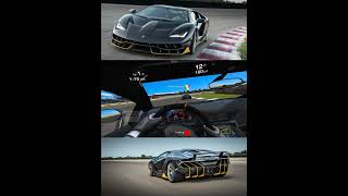 Lamborghini CentenarioSilvertone Circuit386 kph top speed PART 3 [upl. by Ynattib]