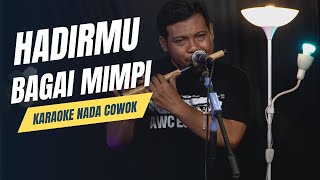 HADIRMU BAGAI MIMPI KARAOKE NADA COWOK PRIA [upl. by Secilu22]