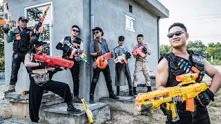 SEAL X Nerf War  Team SWAT Warriors Nerf Guns Fight Criminal Group Captain Dr Lee Crazy Wanted [upl. by Santos]