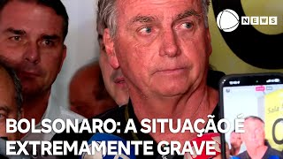 quotA situação é extremamente grave as acusações realmente são terríveisquot diz Bolsonaro [upl. by Timotheus200]