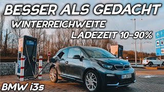 BMW i3S Wintertest Reichweite Ladezeit 1090 amp Verbrauchstest Elektroauto bmwi3 eauto [upl. by Jacy431]