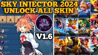 PURPLE SKY INJECTOR 2024 V16 NO PW  INJECTOR ML  APK UNLOCK ALL SKIN MOBILE LEGENDS [upl. by Guadalupe]