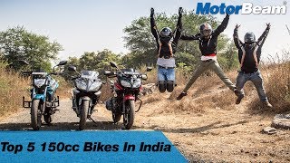 5 Best 150cc Bikes In India  MotorBeam [upl. by Igiul737]