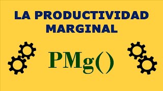 La Productividad Marginal [upl. by Ennairam]