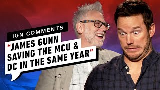 Guardians of the Galaxy Cast React to IGN Comments [upl. by Areehs]