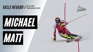 Michael Matt SL Training Valle Nevado 92223 [upl. by Heman]