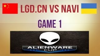 LGDcn vs NaVi g1 Winners Final Alienware Cup 1 [upl. by Aioj]