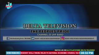 DELTA TV MAIN NEWS  8PM SATURDAY 2ND NOVEMBER 2024 [upl. by Natan320]