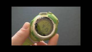 Casio PRG110C3 Go Green Pathfinder Watch Review [upl. by Belmonte]