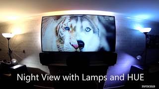 Philips Ambilight TV and Philips Hue sync Demo [upl. by Ehc]