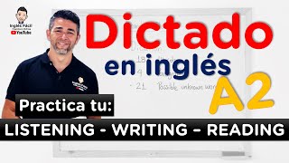 Dictado en inglés para practicar Listening  Writing – Reading – 183 Palabras [upl. by Ihtraa]