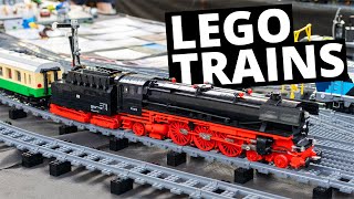 Lego Trains in Action at Bauspielbahntreffen 2022 [upl. by Ehman]