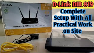 DLink DIR819 750 Mbps Router Unboxing Review Setup amp Speed  Best Dual Band Router Under 1500 [upl. by Nagud]