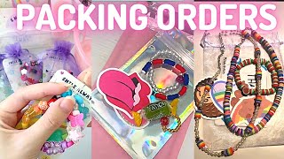 PACKING ORDERS 6 🍀 HANDMADE BEADED JEWELRY 🍀 TIKTOK BUSINESS COMPILATION [upl. by Artima]