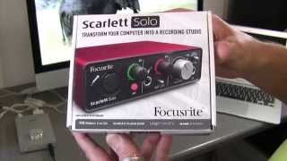 Focusrite Scarlett Solo Review [upl. by Nibbor107]