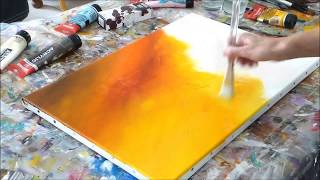 Abstract Art Painting Comment faire un fondu peinture acryliqueAlthea [upl. by Zsamot]