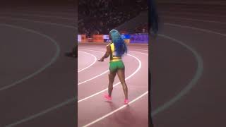 Team Jamaica 🇯🇲 4x100m relay semifinal trackandfield sprinting [upl. by Sonstrom911]