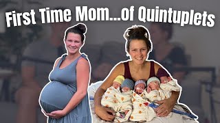 First Time Mom of Quintuplets Shares Her Pregnancy Story [upl. by Wilkey]