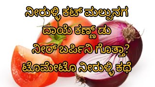 ನೀರುಳ್ಳಿ and ಟೊಮೇಟೊ friendship ದ funny story [upl. by Wyne]