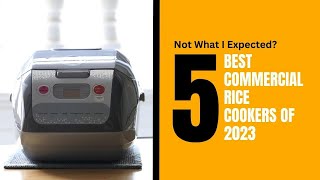 The Top 5 Commercial Rice Cookers Review for Busy Kitchens Smart Cooking Solutions [upl. by Ardnuasac]