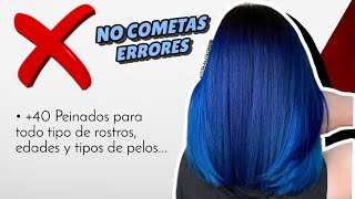 40 Cortes y peinados para pelos AZUL mujer [upl. by Eetak]