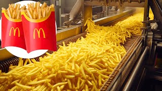 How MCDONALDS Fries Are Made [upl. by Ehrman540]