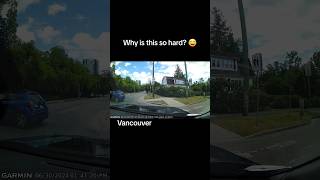 roundabouts are not easy 🤣 roundabout dashcam funny car skills richmond hard noob [upl. by Theressa]