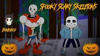 Halloween Spooky Scary SkeletonsUndertale animationRUS By BoneVocs [upl. by Aneerbas456]