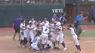 Walkoff GRAND SLAM by ANDREA ORTIZ to win state for Weslaco 🏆 🥎 [upl. by Ramas32]