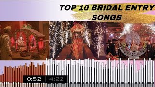 TOP 10 TRENDING SONGS FOR BRIDAL ENTRY  LATEST HIT LIST  EventsWedo [upl. by Kallick]