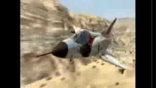 Epic dog fight Israeli Air Force  Mirage vs Hunter [upl. by Louie]