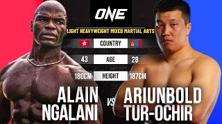 Alain Ngalani vs Ariunbold TurOchir  Full Fight Replay [upl. by Nohj]