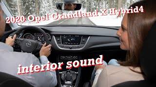 2020 Opel Grandland X Hybrid4  driving amp interior sound  autofilou [upl. by Arolf]