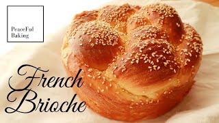 Classic French Braided Brioche With Poolish [upl. by Nayrda]