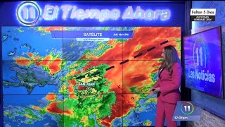 Vaguada provoca inundaciones en Puerto Rico  Las Noticias Al Mediodía  TeleOnce  Oct 31 2024 [upl. by Kimitri]