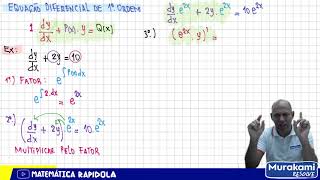 Equações diferenciais  EDO linear de primeira ordem 01 [upl. by Coit]