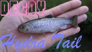 Decoy Swimbaits  5quot Hydra Tail slow sink [upl. by Arreic]