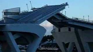 Fort Lauderdale Drawbridge Closing [upl. by Yornek]