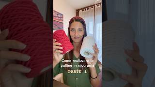 P1 Come realizzare le palline in macrame macrame christmasdecor tutorial diy macrametutorial [upl. by Bevash]