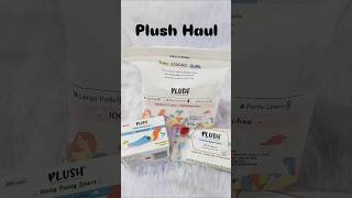 Plush Haul haul sanitarypad femalehygiene intimatehygiene cottonpads periods ugccreator [upl. by Seldan]