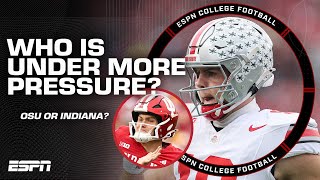 Is there more pressure on Ohio State or Indiana in Week 13 👀  ESPN College Football [upl. by Ardnazil]